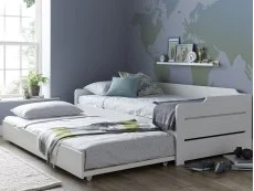 Bedmaster Bedmaster Copella 3ft Single White Guest Bed Frame