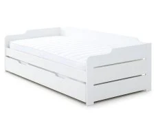 Bedmaster Bedmaster Copella 3ft Single White Guest Bed Frame