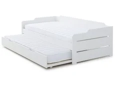 Bedmaster Bedmaster Copella 3ft Single White Guest Bed Frame