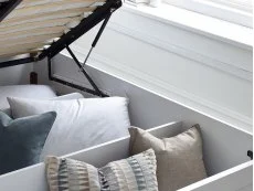 Bedmaster Bedmaster Arizona 4ft6 Double White Wooden Ottoman Bed Frame