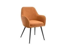 LPD LPD Tara Set of 2 Rust Velvet Dining Chairs