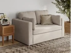 LPD LPD Newport Stone Linen 2 Seater Sofa