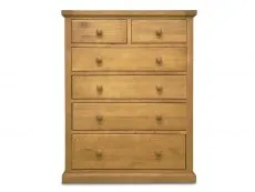 Archers Archers Langdale 2 Over 4 Pine Wooden Chest of Drawers (Assembled)