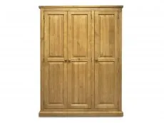 Archers Archers Langdale 3 Door Pine Wooden Large Triple Wardrobe