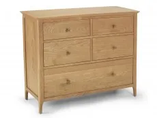 Archers Archers Windermere 5 Drawer Oak Wooden Wide Chest of Drawers (Assembled)