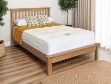 ASC ASC Austin 4ft Small Double Oak Wooden Bed Frame