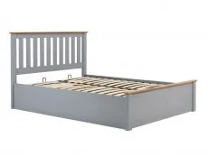 ASC ASC Sydney 4ft6 Double Stone Grey Wooden Ottoman Bed Frame