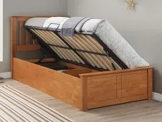 Bedmaster Bedmaster Francis 3ft Single Oak Wooden Ottoman Bed Frame