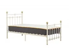 Birlea Furniture & Beds Birlea Atlas 3ft Single Cream Metal Bed Frame