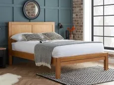 Birlea Furniture & Beds Birlea Bellevue 5ft King Size Oak Wooden Bed Frame