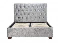 Birlea Furniture & Beds Birlea Cologne 5ft King Size Steel Crushed Velvet Glitz Fabric Bed Frame