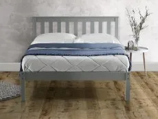 Birlea Furniture & Beds Birlea Denver 4ft Small Double Grey Wooden Bed Frame