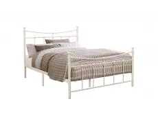 Birlea Furniture & Beds Birlea Emily 4ft6 Double Cream Metal Bed Frame