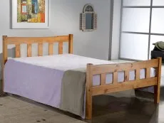 Birlea Miami Antique Pine Wooden Bed Frame Birlea Miami Antique Pine Wooden Bed Frame