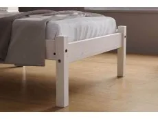 Birlea Furniture & Beds Birlea Rio 3ft Single Whitewash Wooden Bed Frame