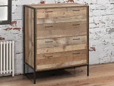 Birlea Furniture & Beds Birlea Urban Rustic 4 Drawer Chest of Drawers