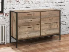 Birlea Urban Rustic 6 Drawer Chest of Drawers