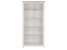 Core Capri White Tall Bookcase