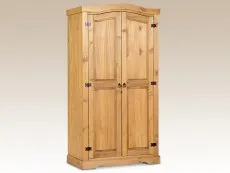 Core Products Core Corona 2 Door Pine Wooden Double Wardrobe