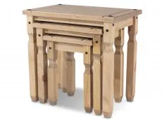 Core Products Core Corona Pine Wooden Nest of Tables