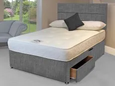 Deluxe Deluxe Memory Flex Medium 4ft6 Double Divan Bed