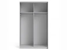 Furniture To Go Furniture To Go Verona White Sliding Door Double Wardrobe