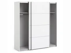 Furniture To Go Furniture To Go Verona White Sliding Door Large Double Wardrobe