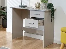 GFW GFW Panama Grey 2 Drawer Study Desk