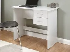 GFW GFW Panama White 2 Drawer Study Desk