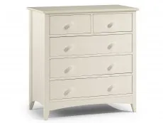 Julian Bowen Julian Bowen Cameo 3+2 Ivory Wooden Chest of Drawers