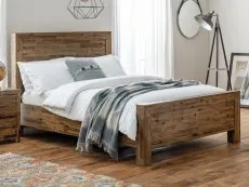 Julian Bowen Julian Bowen Hoxton Rustic 4ft6 Wooden Double Bed Frame