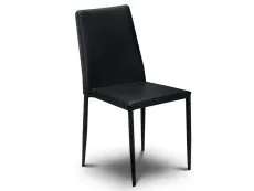 Julian Bowen Julian Bowen Jazz Black Faux Leather Dining Chair