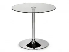 Julian Bowen Julian Bowen Kudos 80cm Glass Dining Table