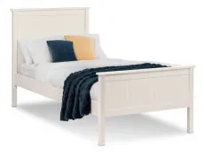 Julian Bowen Julian Bowen Maine 3ft Single Surf White Wooden Bed Frame