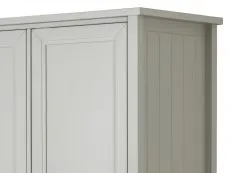 Julian Bowen Maine Dove Grey 2 Door 1 Drawer Double Wardrobe