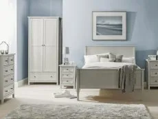 Julian Bowen Julian Bowen Maine Dove Grey 3 Drawer Bedside Table