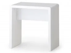 Julian Bowen Julian Bowen Manhattan White Dressing Table Stool