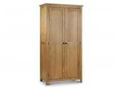 Julian Bowen Julian Bowen Marlborough 2 Door Oak Wooden Double Wardrobe