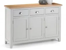 Julian Bowen Julian Bowen Richmond Grey and Oak Sideboard (Assembled)