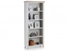 Julian Bowen Julian Bowen Richmond Grey and Oak Tall Bookcase (Assembled)