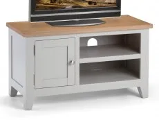 Julian Bowen Julian Bowen Richmond Grey and Oak TV Cabinet (Assembled)