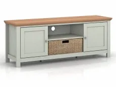 LPD LPD Cotswold Grey and Oak TV Media Cabinet