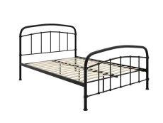 LPD LPD Halston 4ft6 Double Black Metal Bed Frame