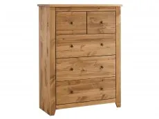 LPD Havana 3+2 Pine Wooden Chest of Drawers