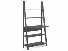 LPD LPD Tiva Charcoal Ladder Shelving Unit with Desk