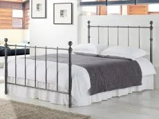 Sareer Sareer Seville 4ft6 Double Black Nickel Metal Bed Frame