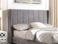 Seconique Seconique Amelia 4ft6 Double Grey Fabric Bed Frame