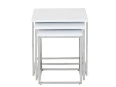 Seconique Seconique Charisma White High Gloss Nest of Tables