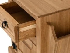 Seconique Seconique Corona Pine 1 Drawer Wooden Magazine Table