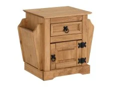 Seconique Seconique Corona Pine 1 Drawer Wooden Magazine Table